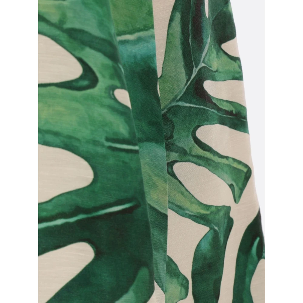 Raquel Diniz Wild Jungle Mouwloze Mini Jurk Green Dames