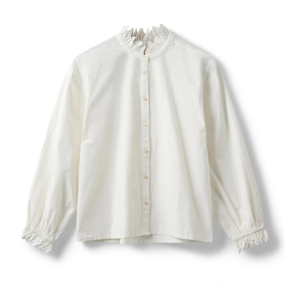 Sofie Schnoor White Blouses, Female, Xs, Esmesw Shirt Off 100% Cotton