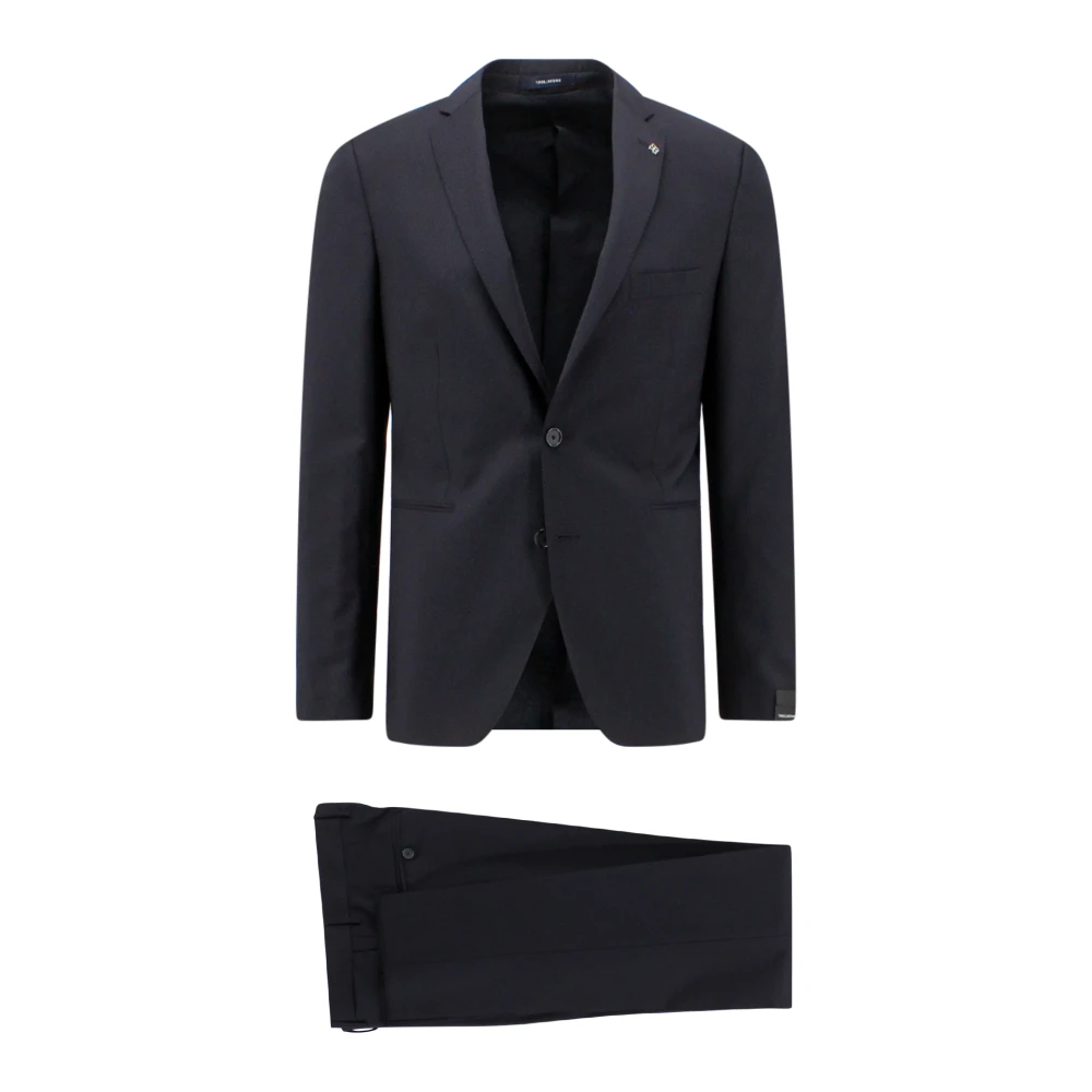 Tagliatore Upgrade Jouw Formele Garderobe met deze Single Breasted Suit Set Blue Heren