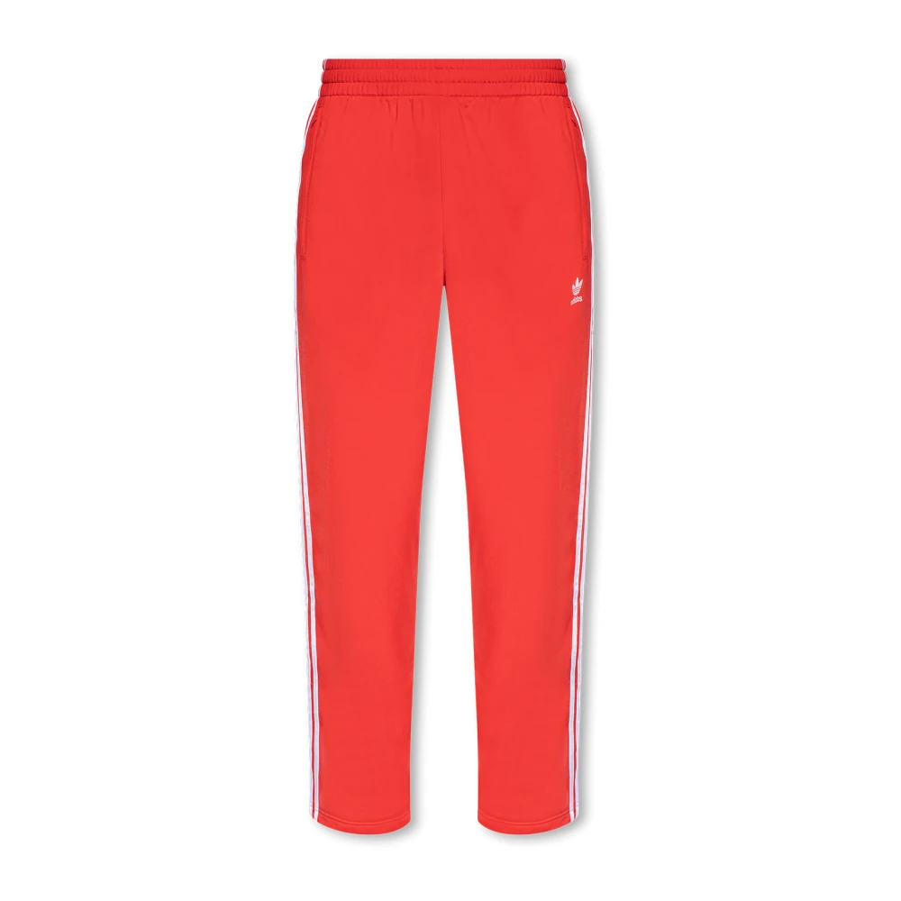 Adidas Originals Mannelijk Rood Broeken Heren, L, Trainingsbroeken Met Logo