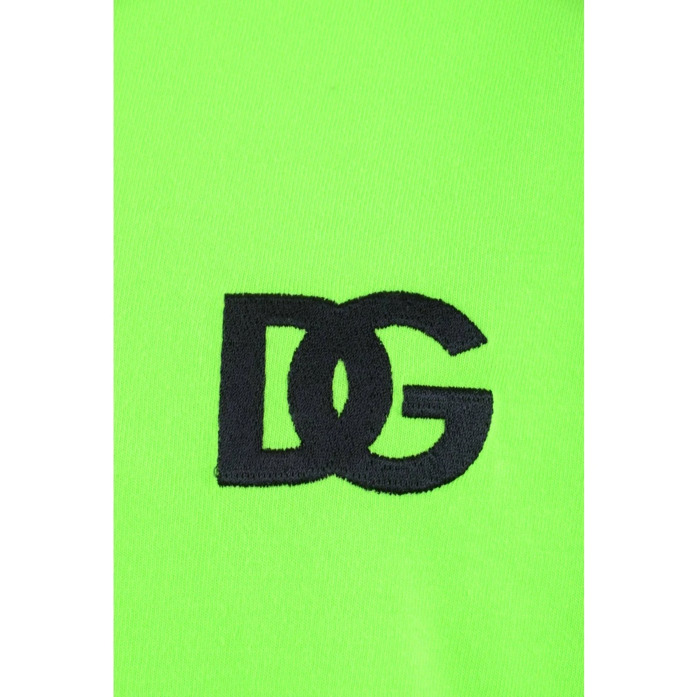 Dolce & Gabbana Heren korte mouw mode T-shirt Green Heren