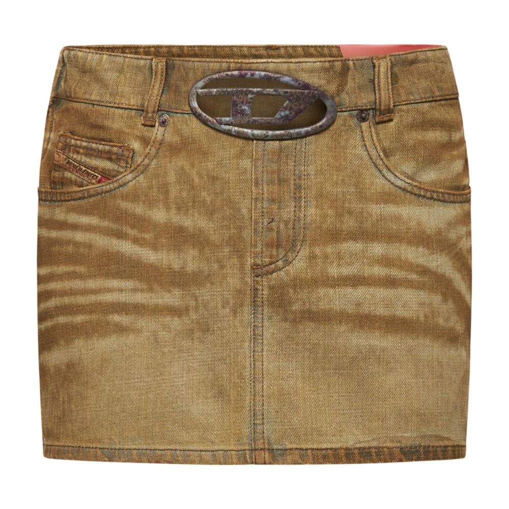 Diesel Rok De-Ron-Fsf Brown Dames