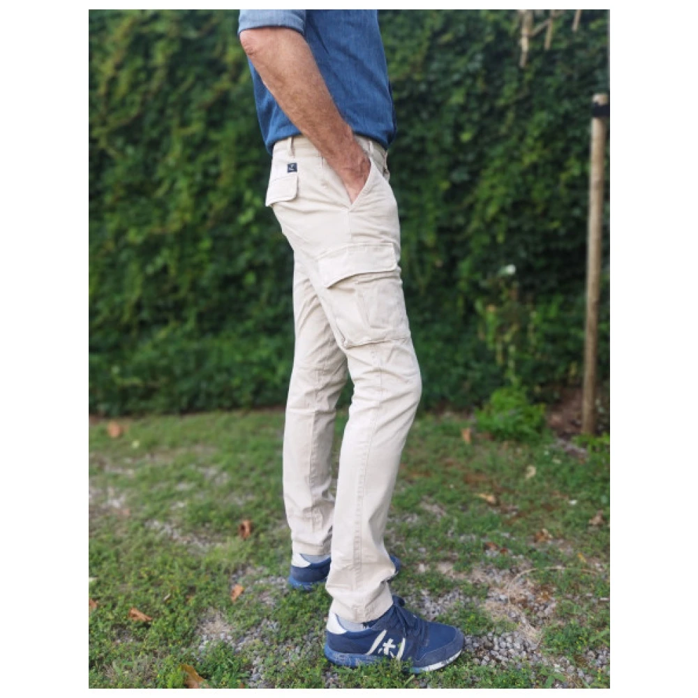 Mason's Extra Slim Cargo Broek Beige Heren