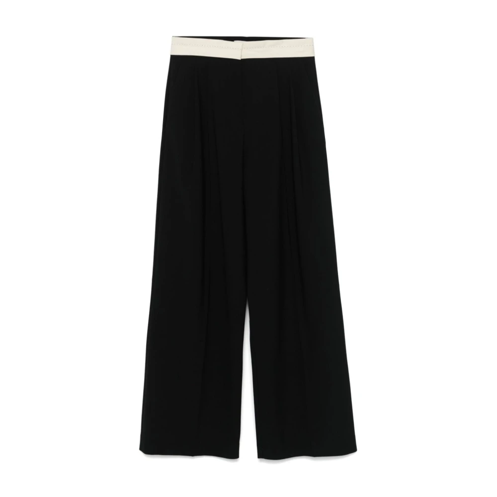 Alysi Poly Wool Broek Zwart Black Dames