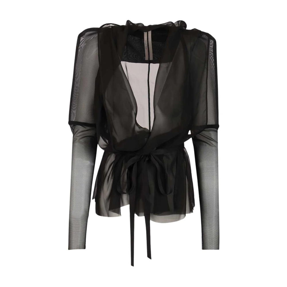 Rick Owens Women's Black Blouses, M, Jackets