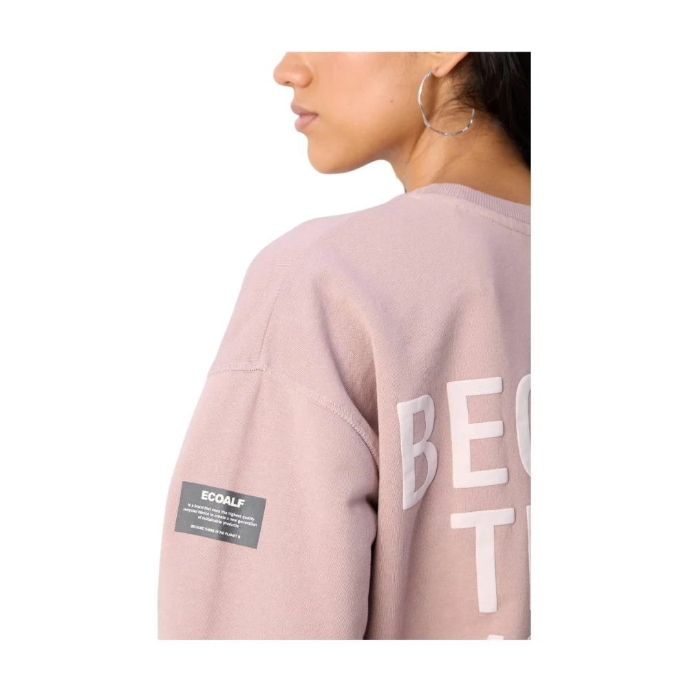 Ecoalf Stormalf Sweatshirt Pink Dames