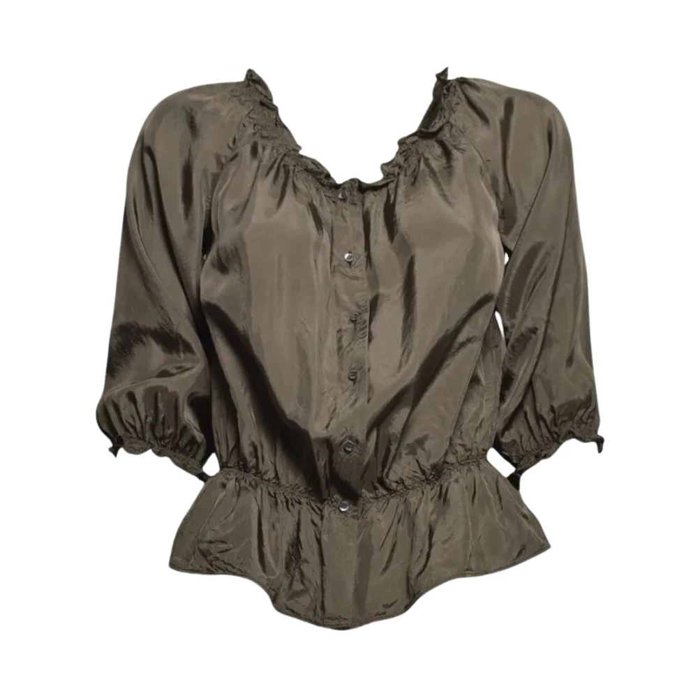 Aspesi Women's Green Blouses, Xs, Shirt
