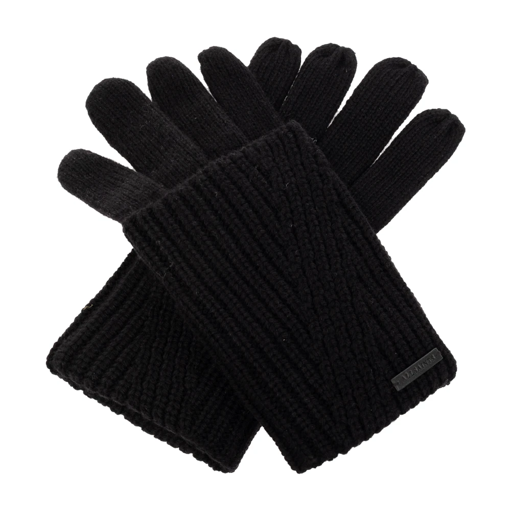 AllSaints Handschoenen met logo Black Dames