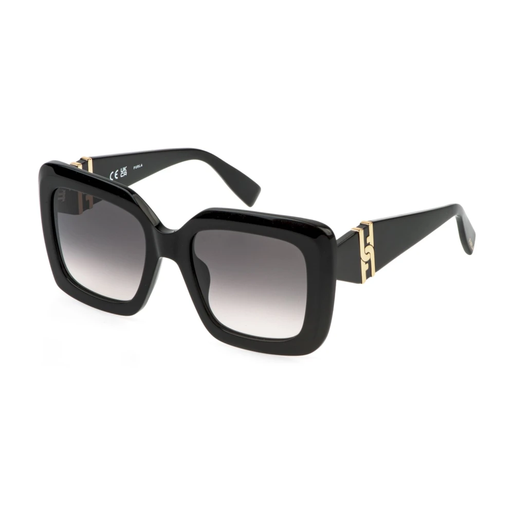 Furla Women's Black Sunglasses, 53 Mm, Sunglasses Sfu883 Color 0700