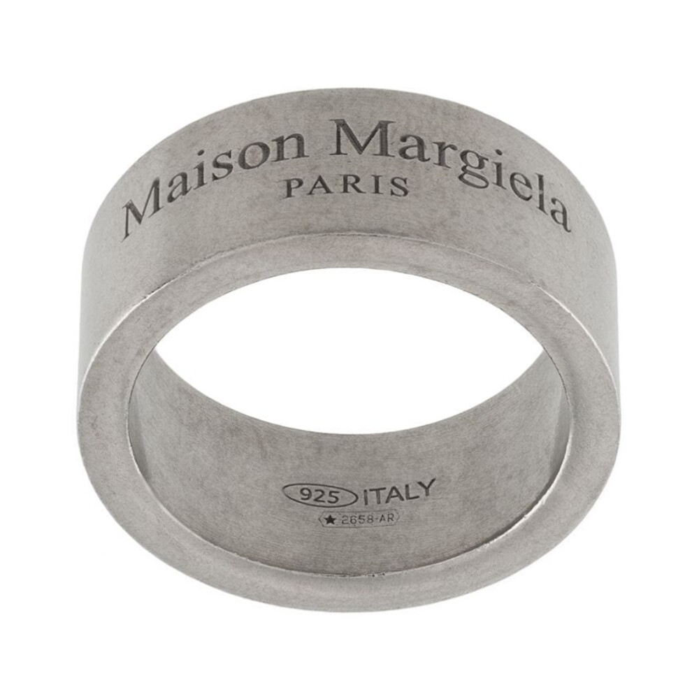 Bague Logo Argent l gante Maison Margiela Bagues Miinto