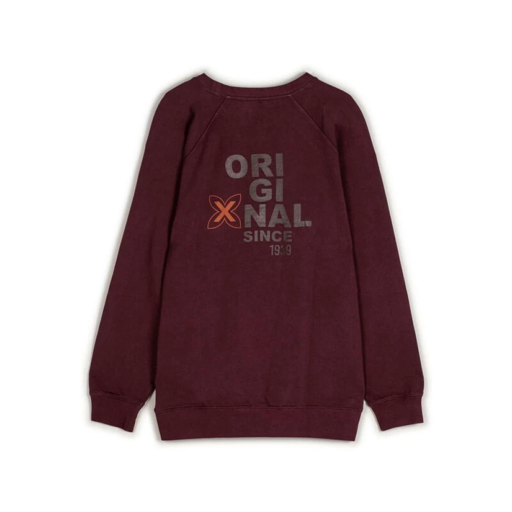 Munich Urban Raglan Sweatshirt Bordeaux Red Heren