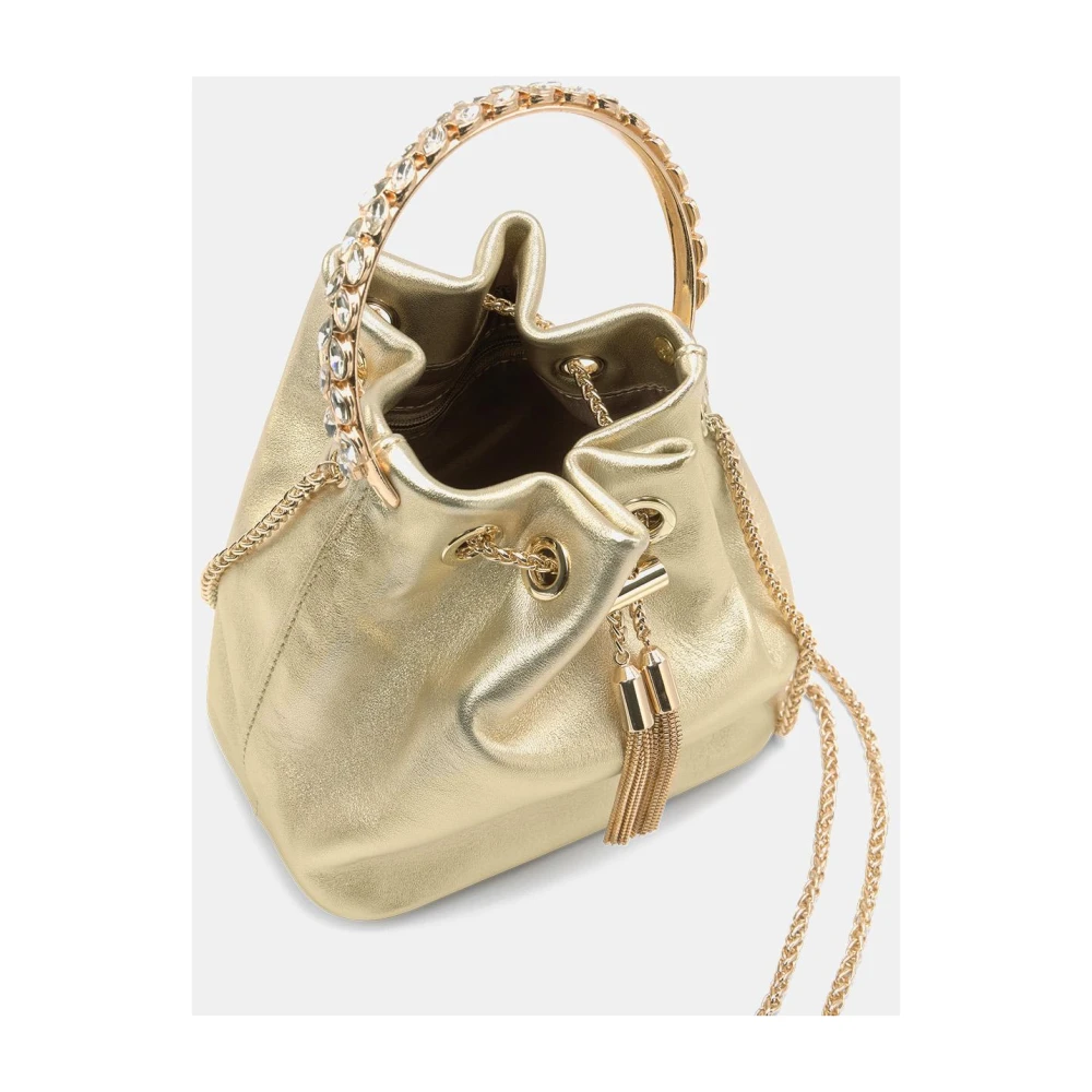 Alma en Pena Clutch met ringhandvat Yellow Dames