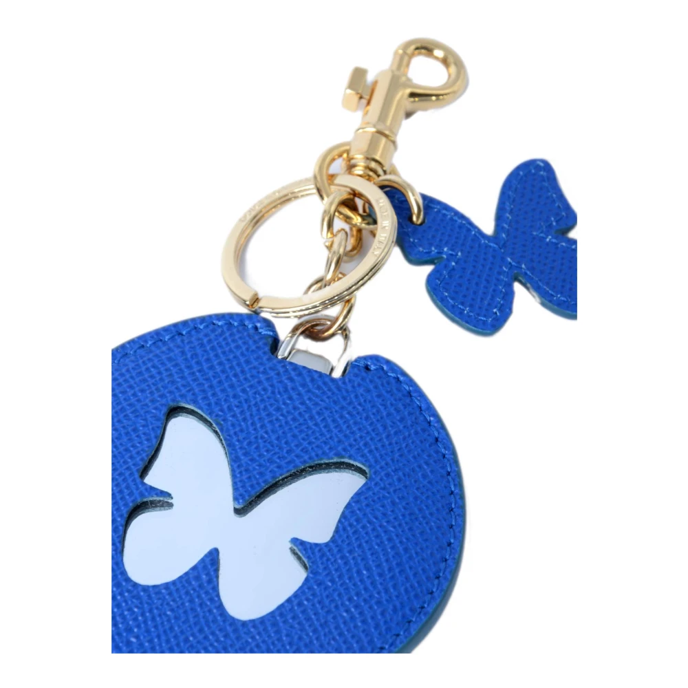 Dolce & Gabbana Vlinder Sleutelhanger voor Vrouwen Blue Dames