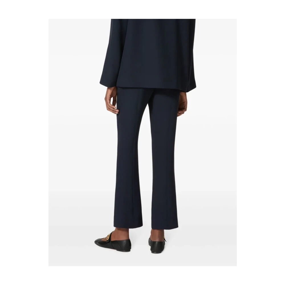 Valentino Garavani Blauwe Broek met Riemlussen Blue Dames