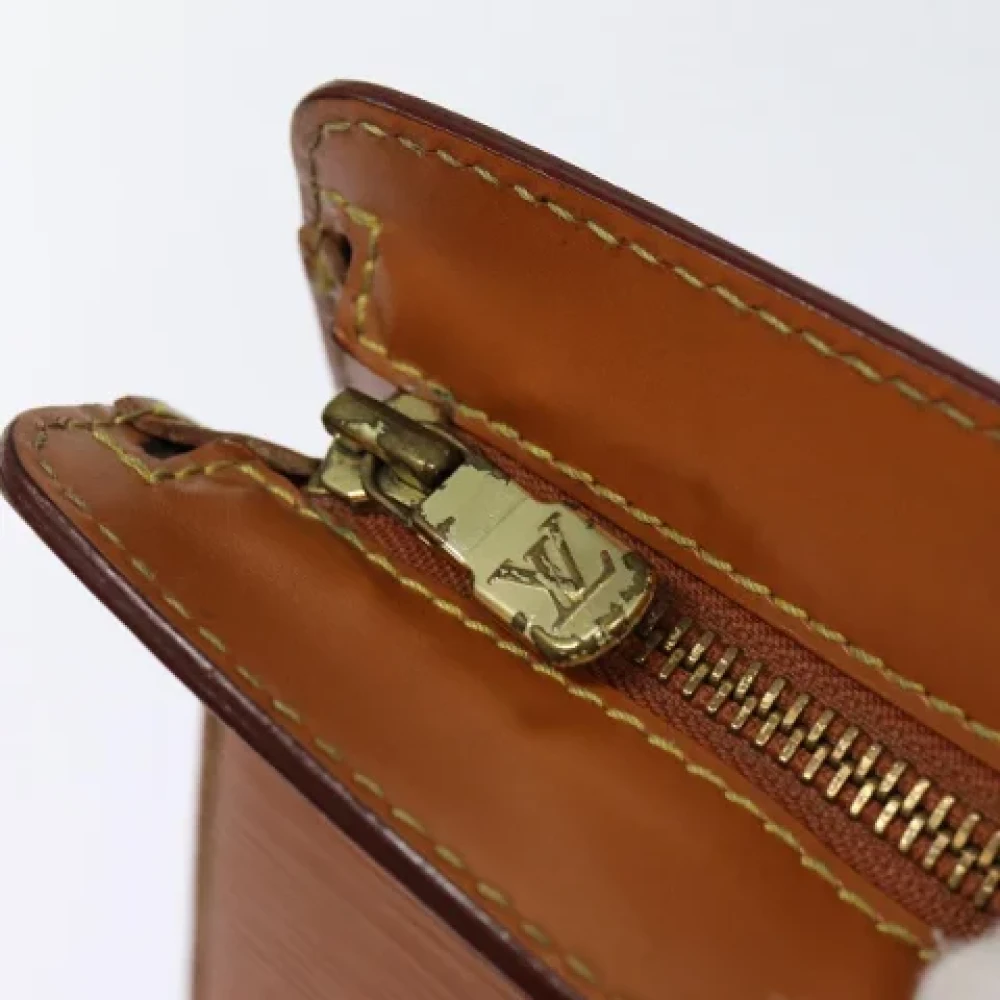 Louis Vuitton Vintage Pre-owned Leather clutches Brown Dames