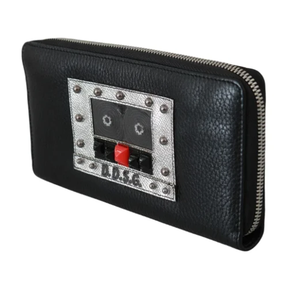 Dolce & Gabbana Pre-owned Leather wallets Black Dames