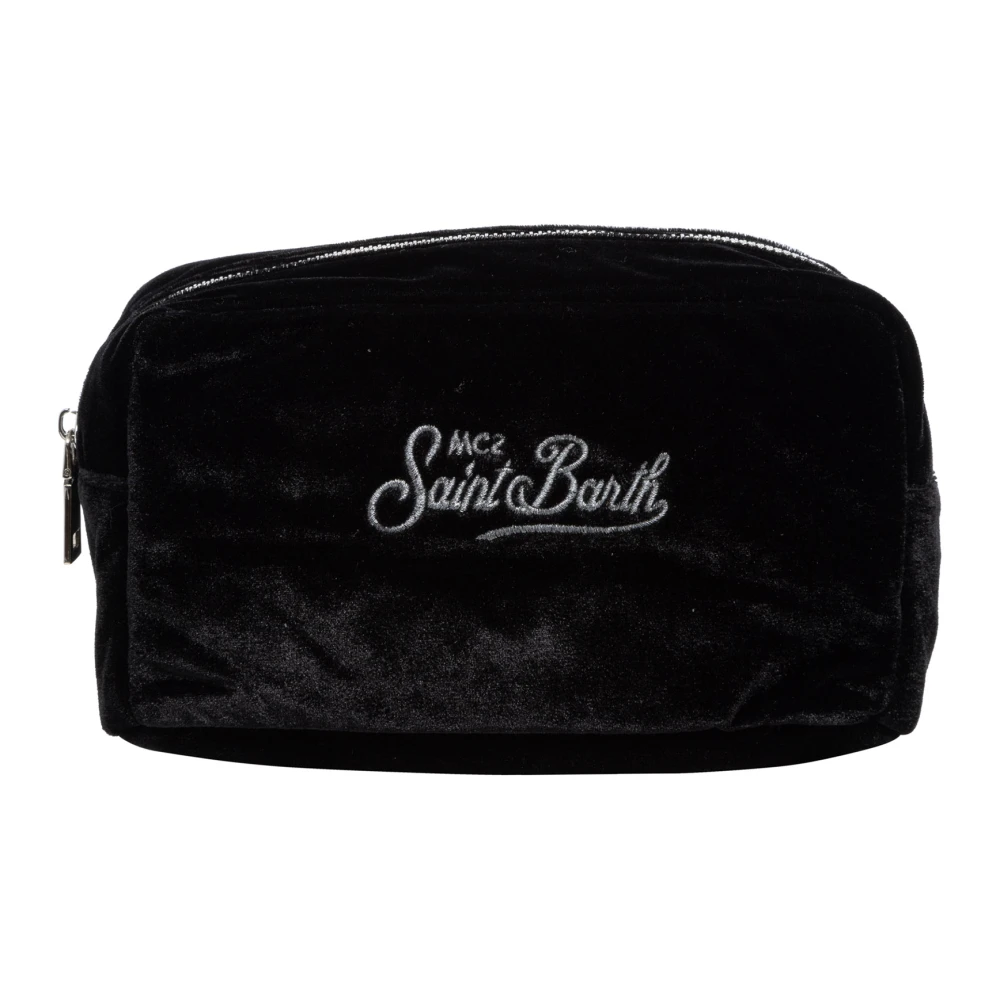 MC2 Saint Barth Stijlvolle Toilettas met Ritssluiting Black Dames