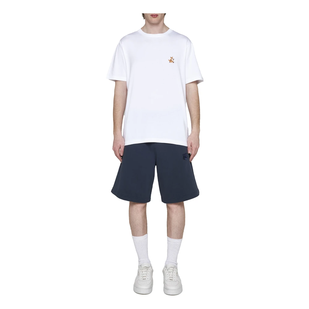Maison Kitsuné Stijlvolle Shorts voor Mannen Blue Heren