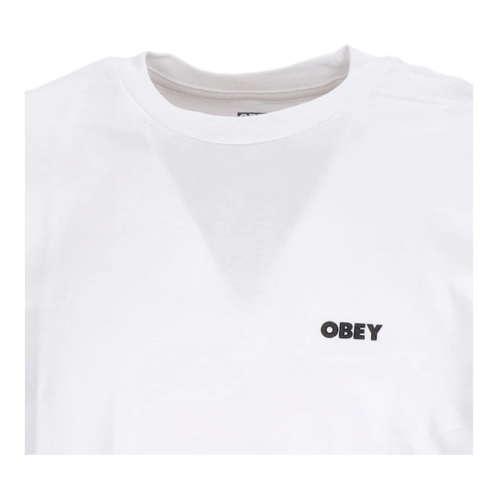 Obey Klassiek Wit Heren T-shirt White Heren