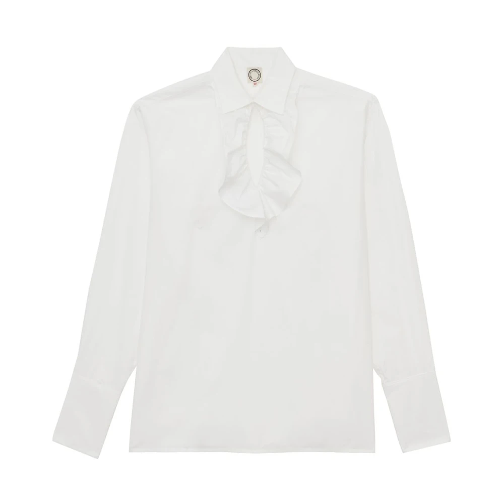 Ines De La Fressange Paris Ortiz katoenen overhemd White Dames