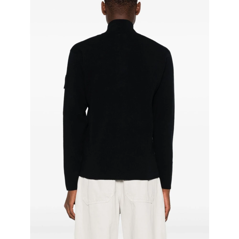 C.P. Company Zwarte Metropolis Wollen Vest Black Heren