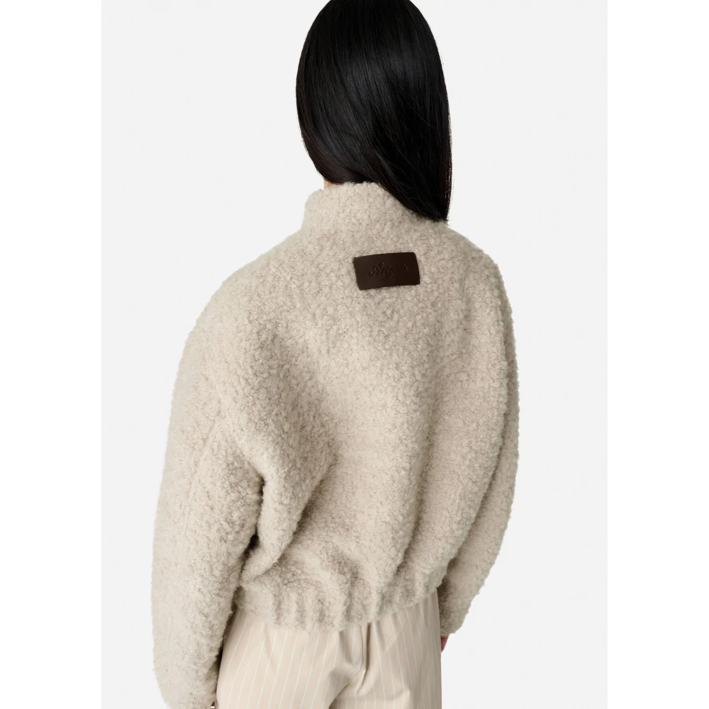 Axel Arigato Goya Textuur Jas Beige Dames