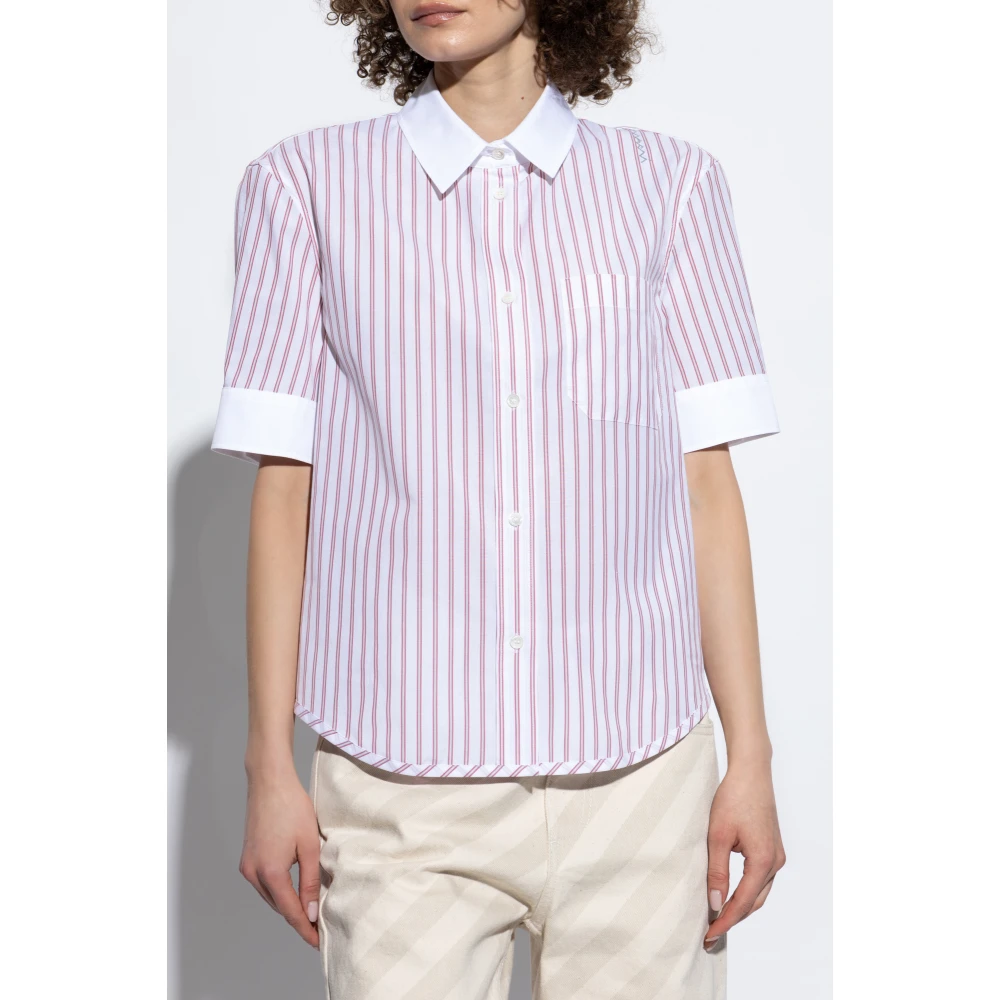 Marni Gestreept shirt Pink Dames