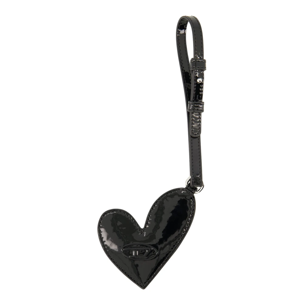 Diesel Women's Black Play Mirror Keyring - Keychains - One Size - Accessories