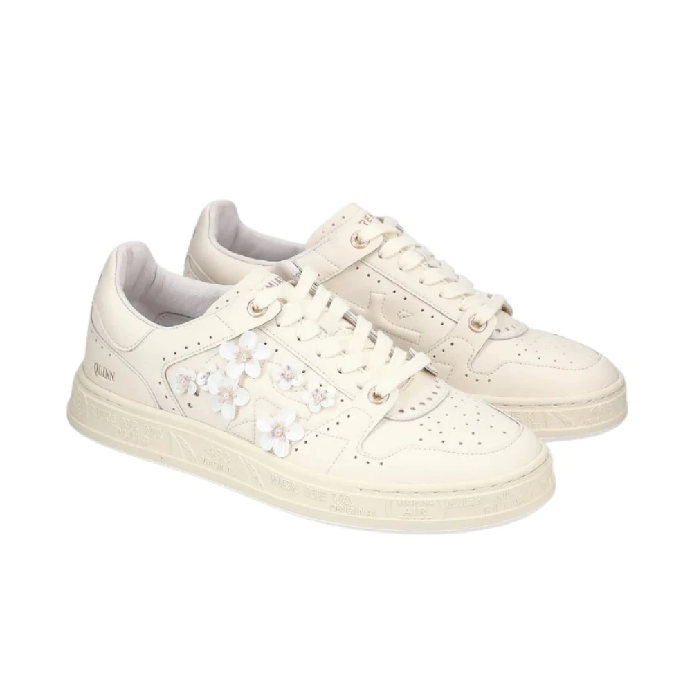 Premiata Women's White Sneakers, 5 Uk, Trainers