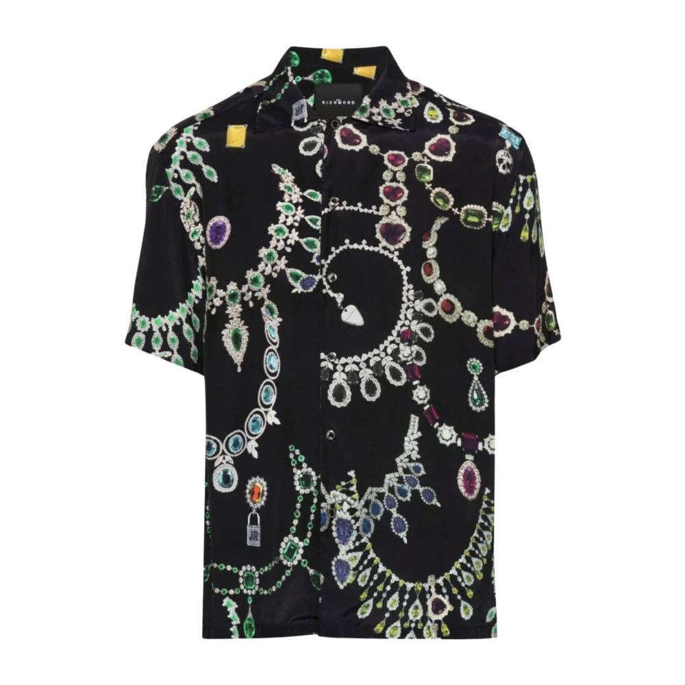John Richmond Heren Casual Overhemd Black Heren