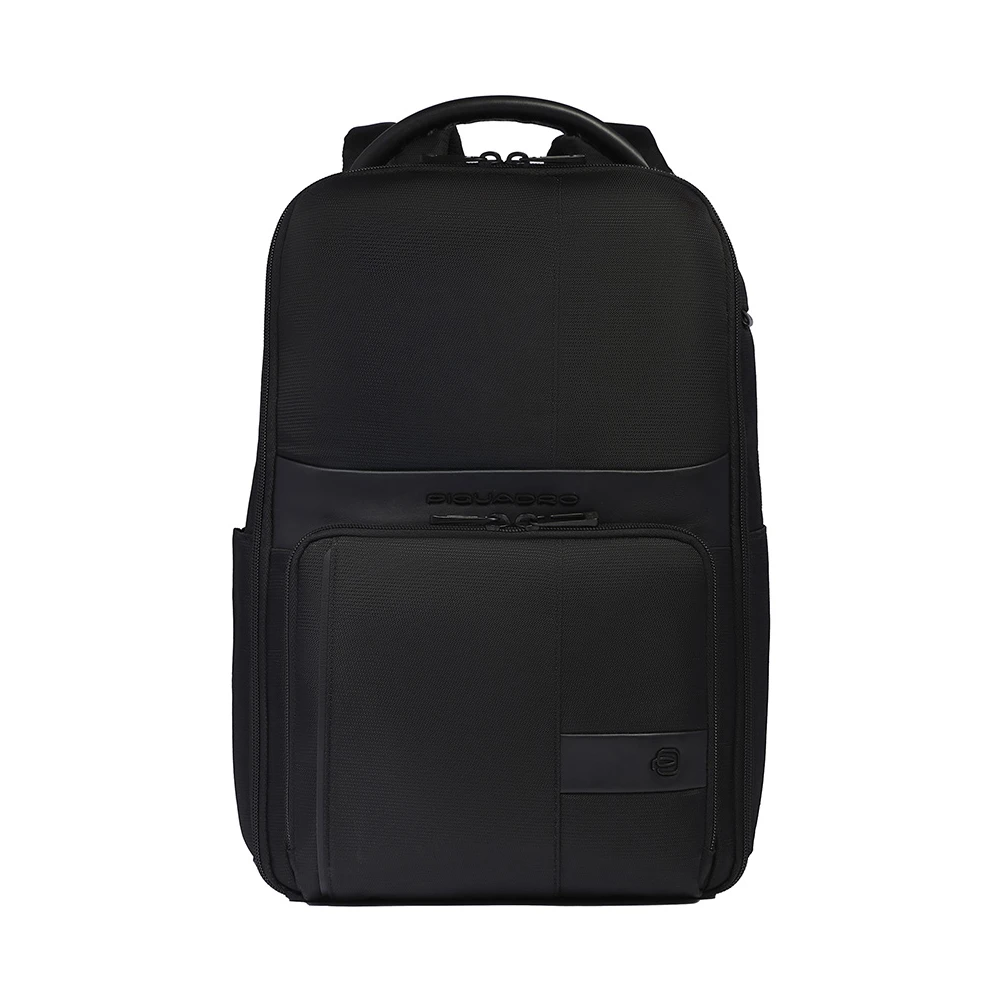 Piquadro Herren Schwarz 14.00 Laptop-Rucksack