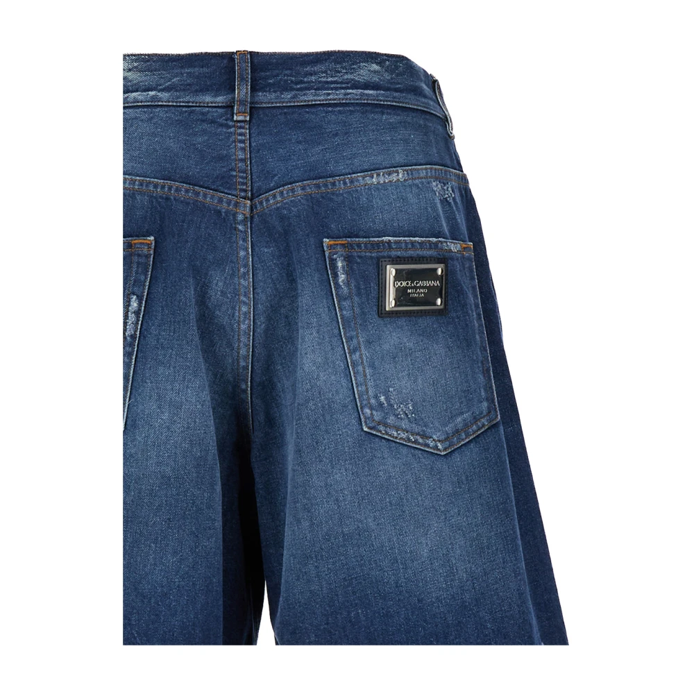 Dolce & Gabbana Denim Shorts Blue Heren