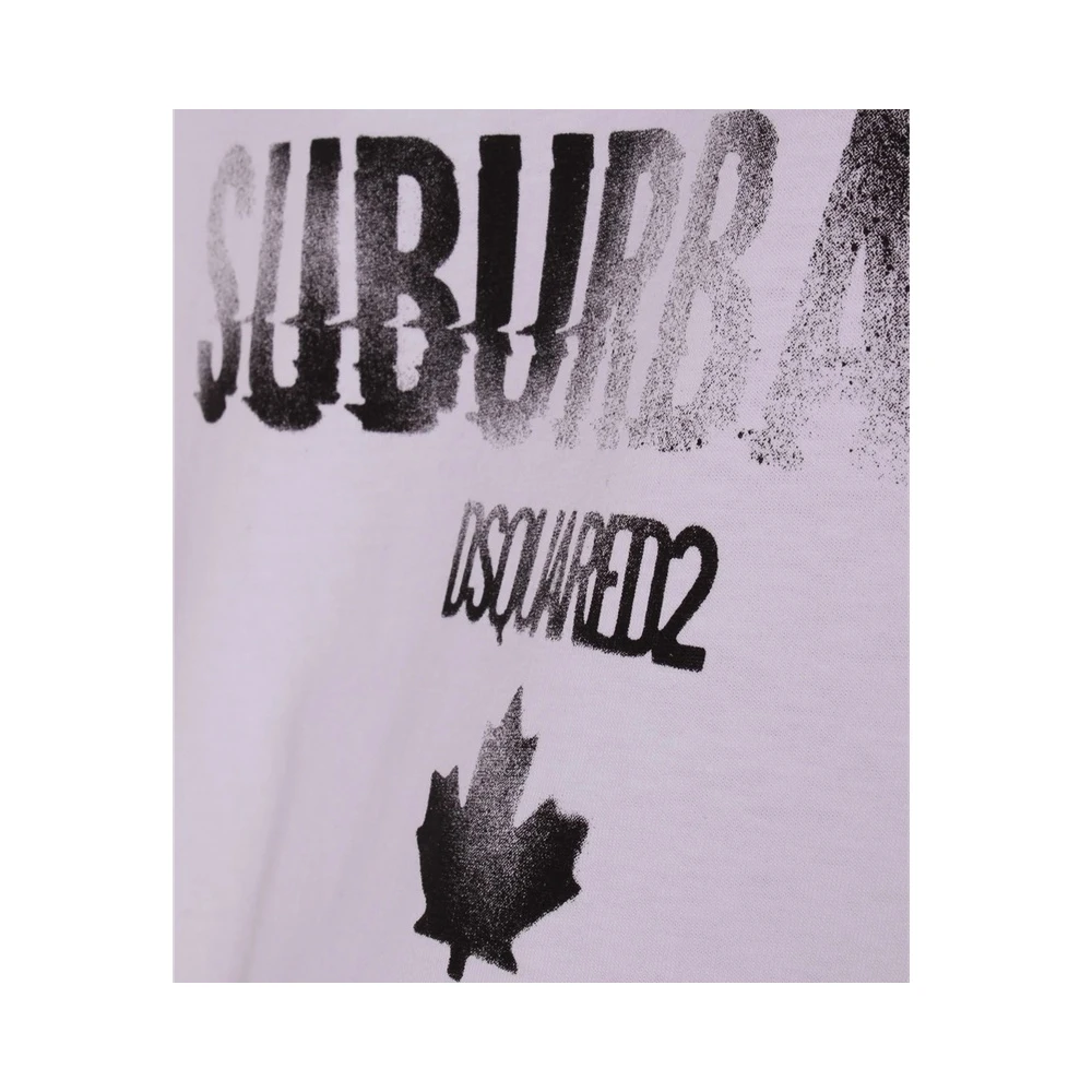 Dsquared2 Stijlvol T-shirt voor mannen White Heren