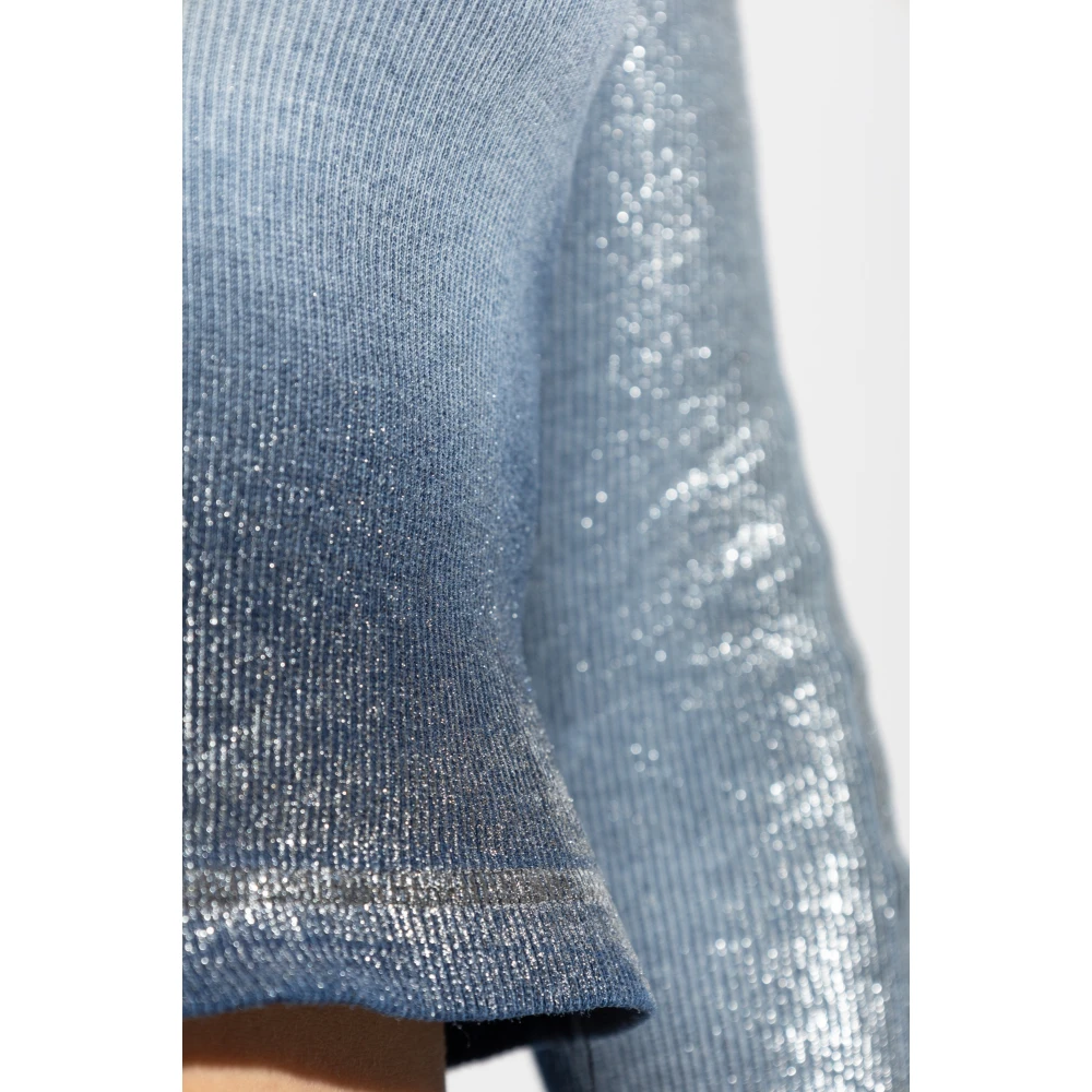 Diesel Top T-Banes-Nc-Q1 Blue Dames