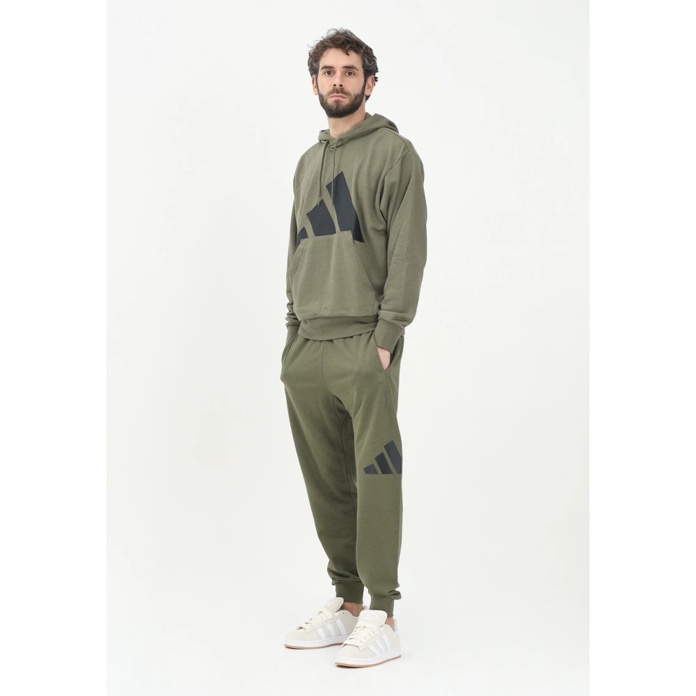 Adidas Sportieve Essentials Big Logo Groene Broek Green Heren