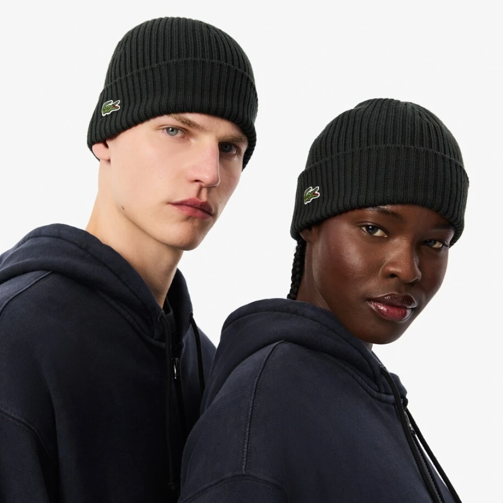 Lacoste Heren Beanie Hoed Black Heren