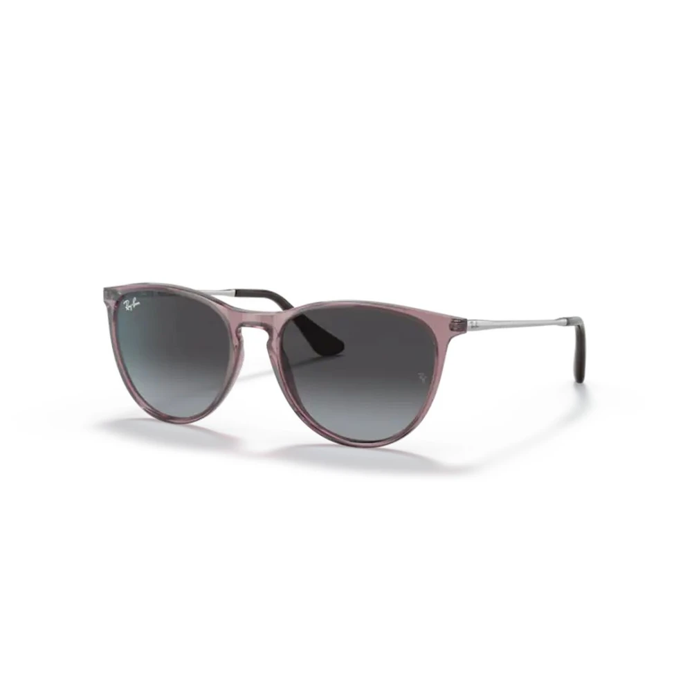 Ray - Ban Grey Kid Rj9060s Junior Erika 71078G Sunglasses Injected Violet Pantos Normal Shaded - Image 4