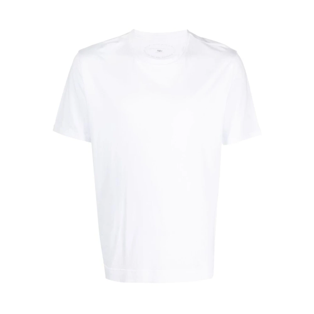 Fedeli Optisch wit biologisch katoenen T-shirt White Heren