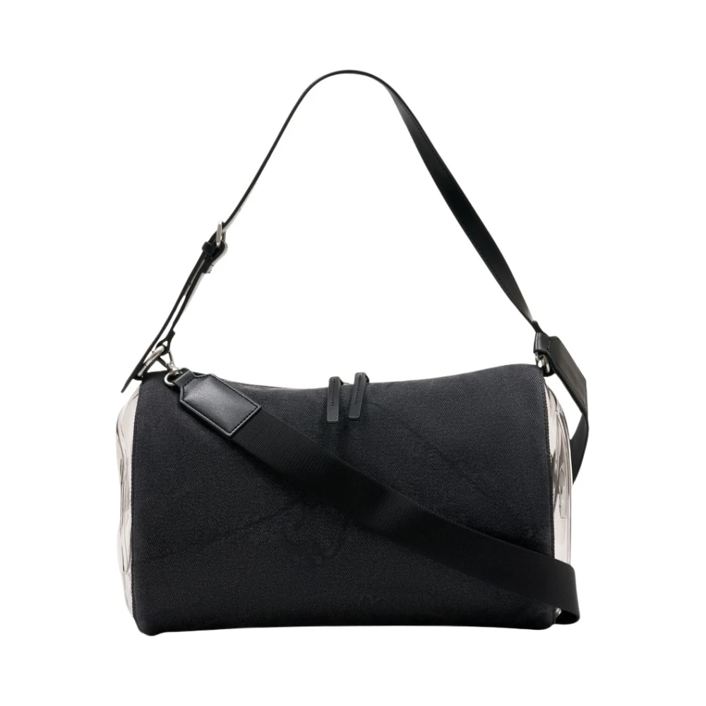 Diesel Unisex Black Cross Body Bags, One Size, Load-D Shoulder Bag X