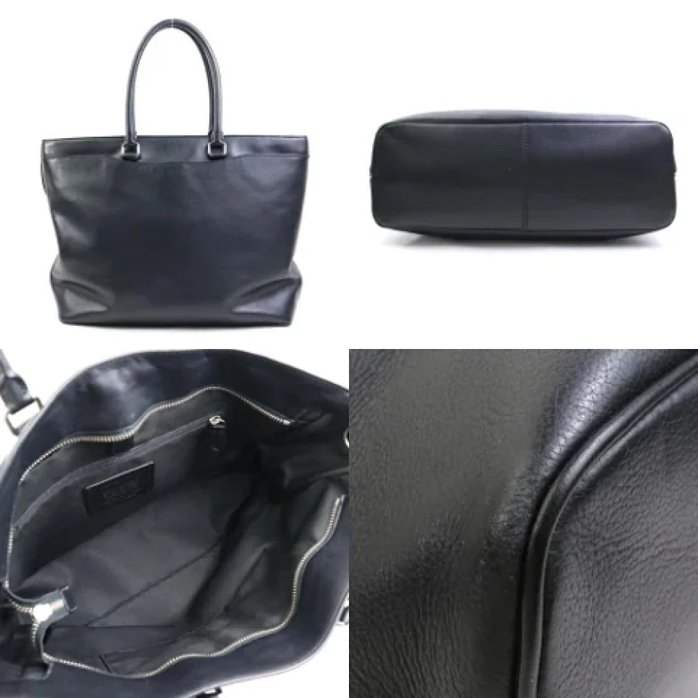 Coach Pre-owned Leather handbags Black Dames