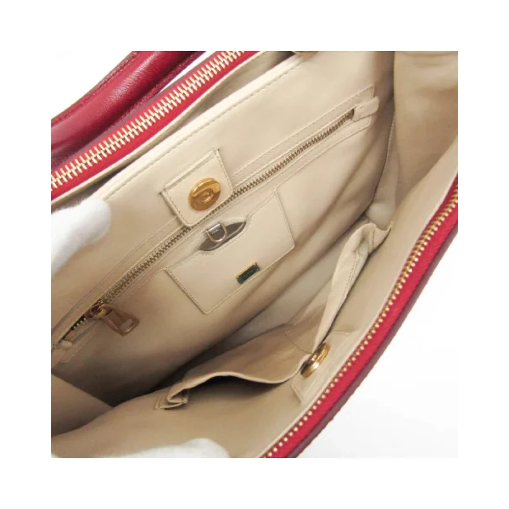 Dolce & Gabbana Pre-owned Leather shoulder-bags Red Dames