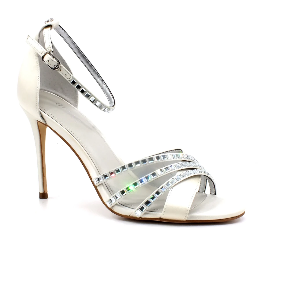 Guess White High Heel Sandals, Female, 7 Uk, High Heel Sandals
