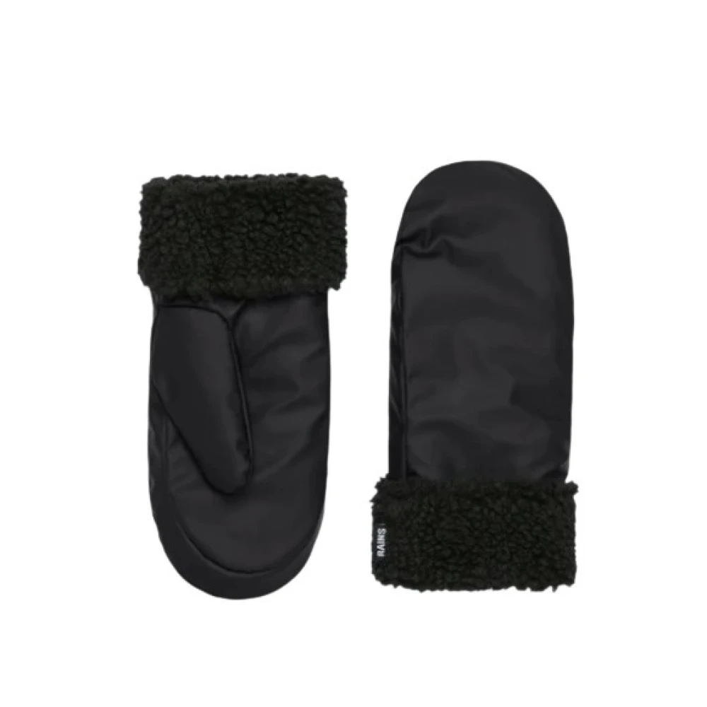 Rains Winter Fleece Wanten Black Unisex