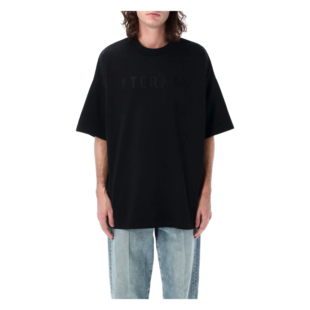 Fear Of God Zwarte Eternal T-shirt Katoenen Jersey Black Heren