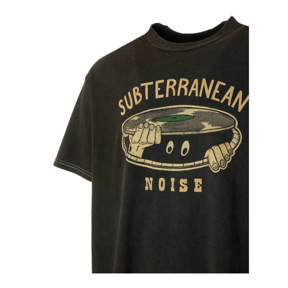 Nudie Jeans Vintage Print T-Shirt Gray Heren