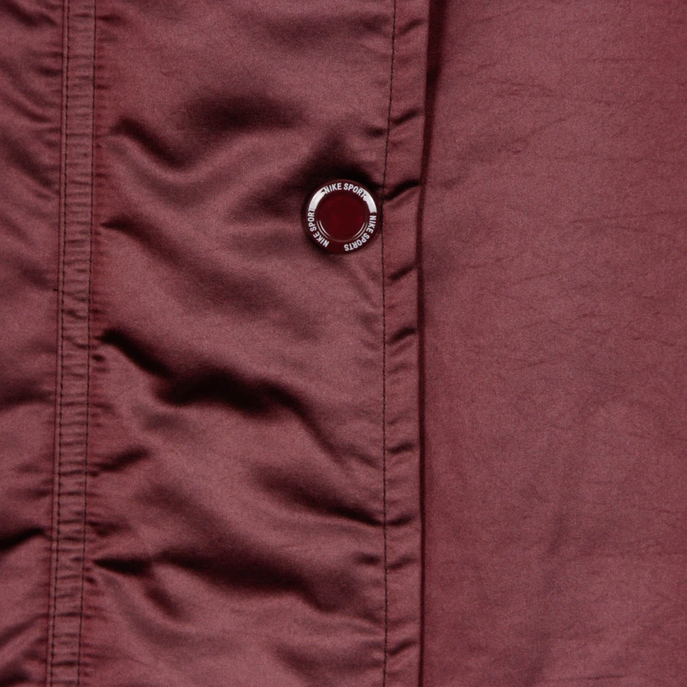 Nike Nacht Maroon Parka Lange Jas Vrouwen Brown Dames
