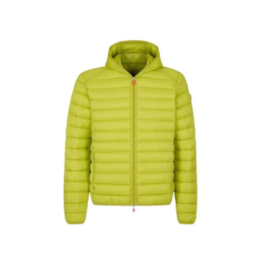 Yellow Hooded Jacket, Water Repellent, Italian Design | Save The ...