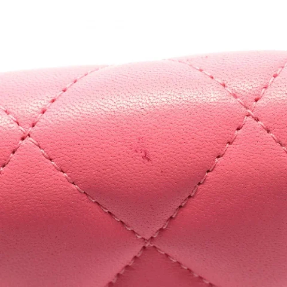 Chanel Vintage Pre-owned Leather wallets Pink Dames
