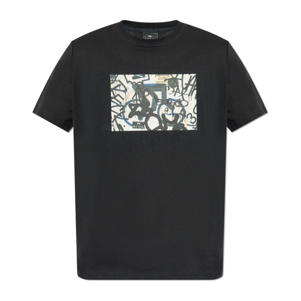 PS By Paul Smith T-shirt met print Black Heren