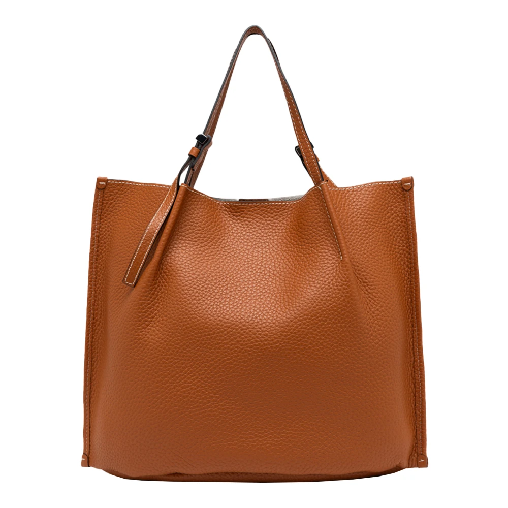 Gianni Chiarini Schoudertas met magnetische knoop Brown Dames